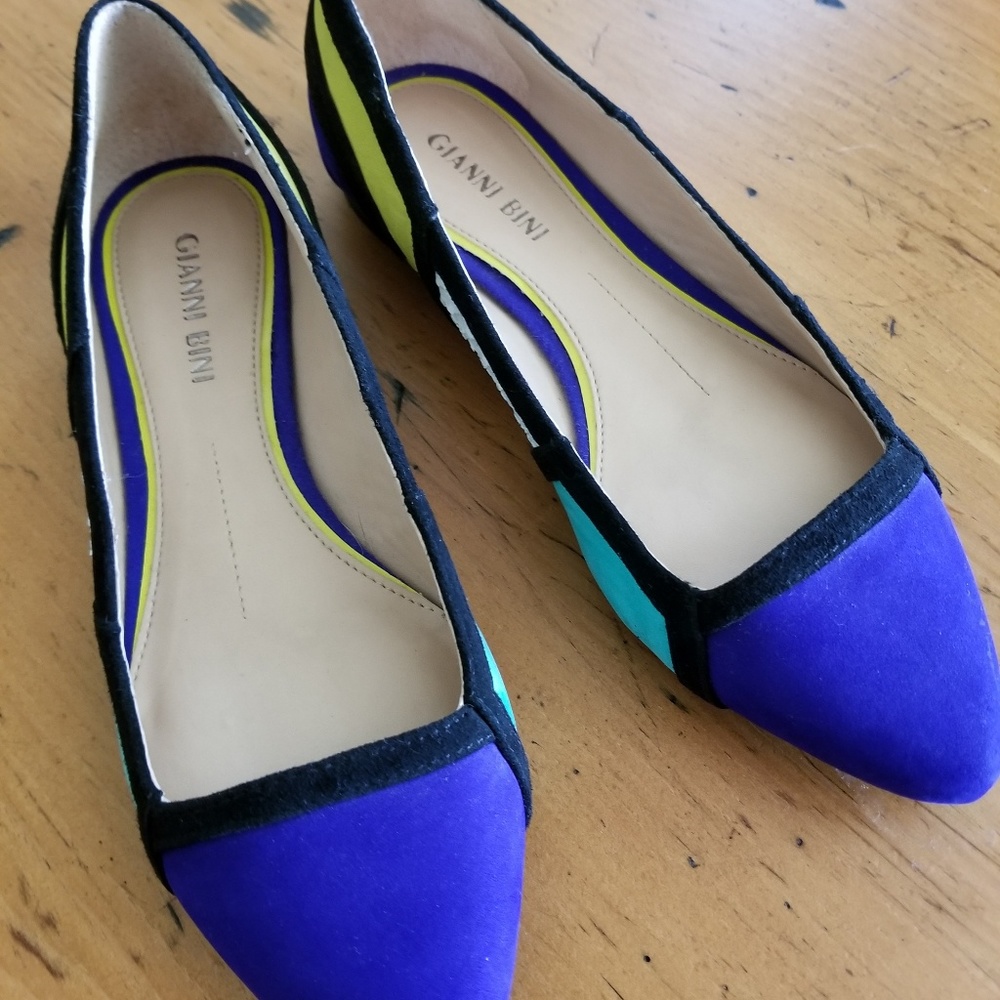 Gianni Bini Color Block Flats